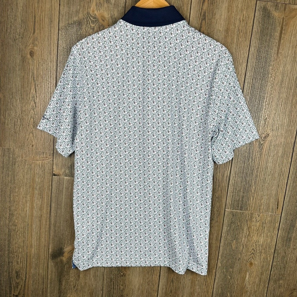 Walter Hagen P11 Print Polo Shirt Bloody Mary Cocktail NWT Mens Size Small - Picture 7 of 8